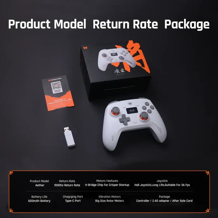 Bigbigwon Aether C6 Hall-Effect Gaming Controller - Image 4