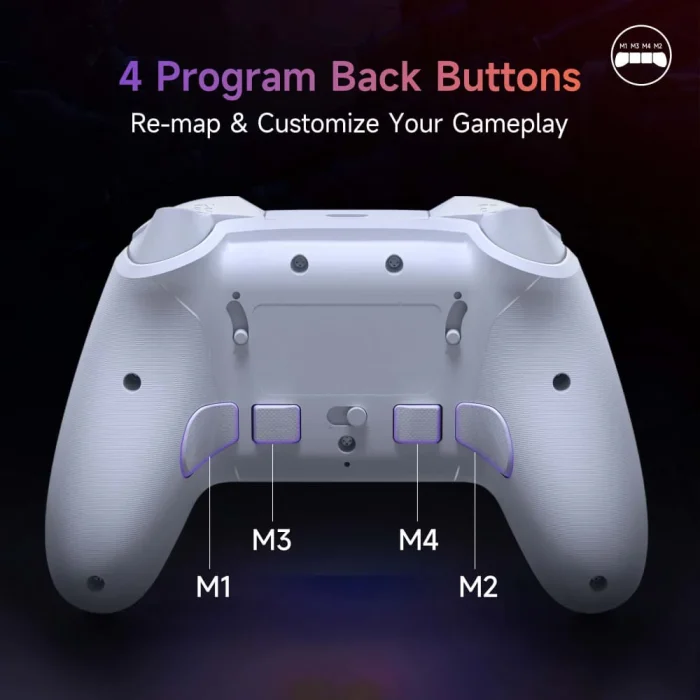 EasySMX X20 Multiplatform Gaming Controller with Tigger Lock And Hall Effect Sensors [Dual Hall Joysticks and Dual Hall Trigger] - Image 5