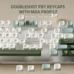ROYAL KLUDGE RK R75 Mechanical Keyboard Wired (White-Green) - Image 5