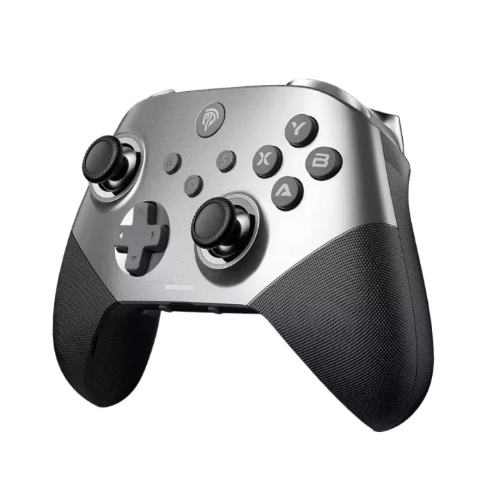 EasySMX X10 Tri-Mode Wireless Controller with Mechanical Buttons (Silver) - Image 1